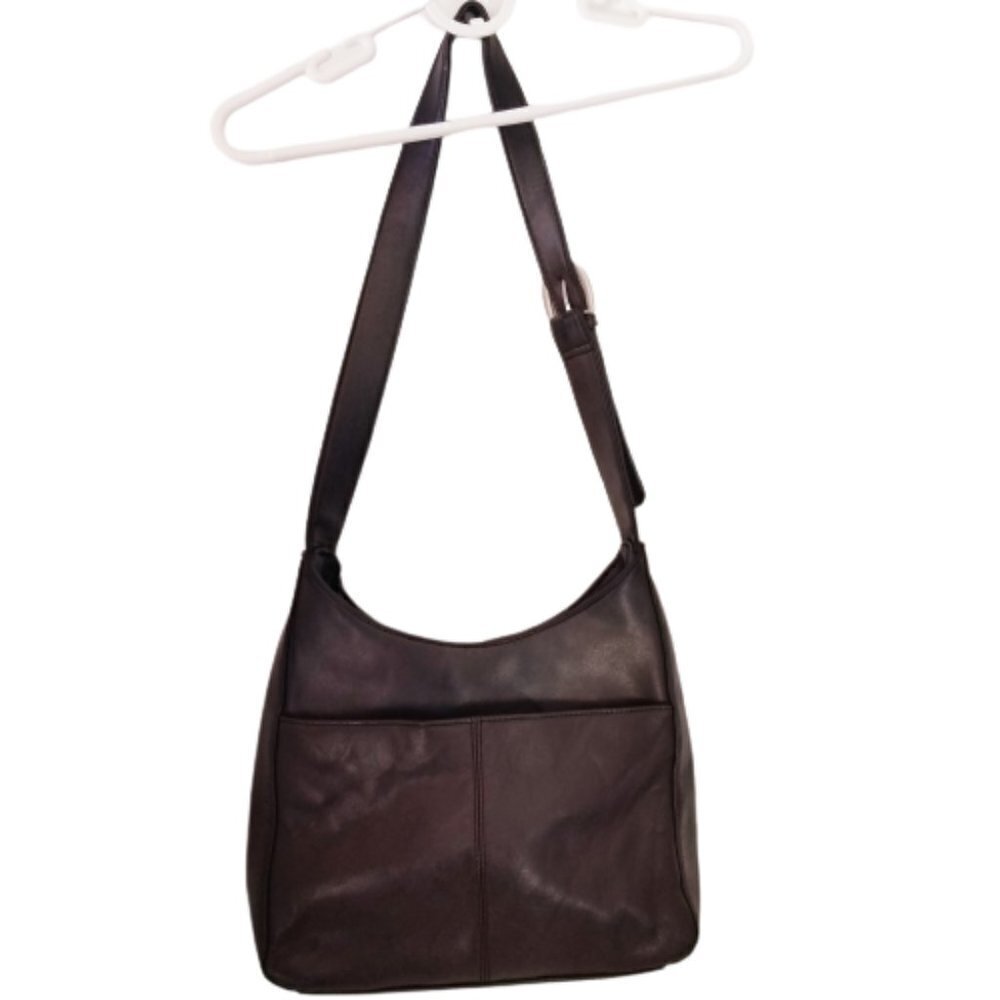 Lisa Loren Leather Vintage Bag Purse - Picture 4 of 10